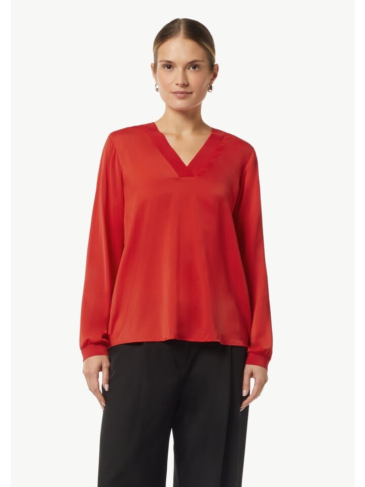 

Блуза comma Bluse langarm, красный
