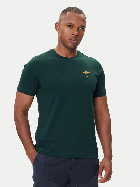 

Футболка regular fit 252TS1580UJ00372 Aeronautica Militare, зелёный