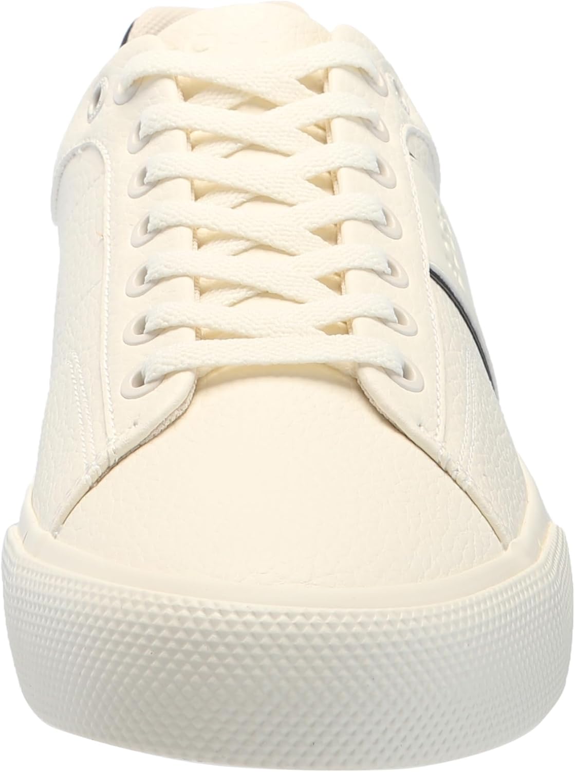 BOSS мужские кожаные кроссовки Aiden Logo Block низкие, Natural Oat — фото 2