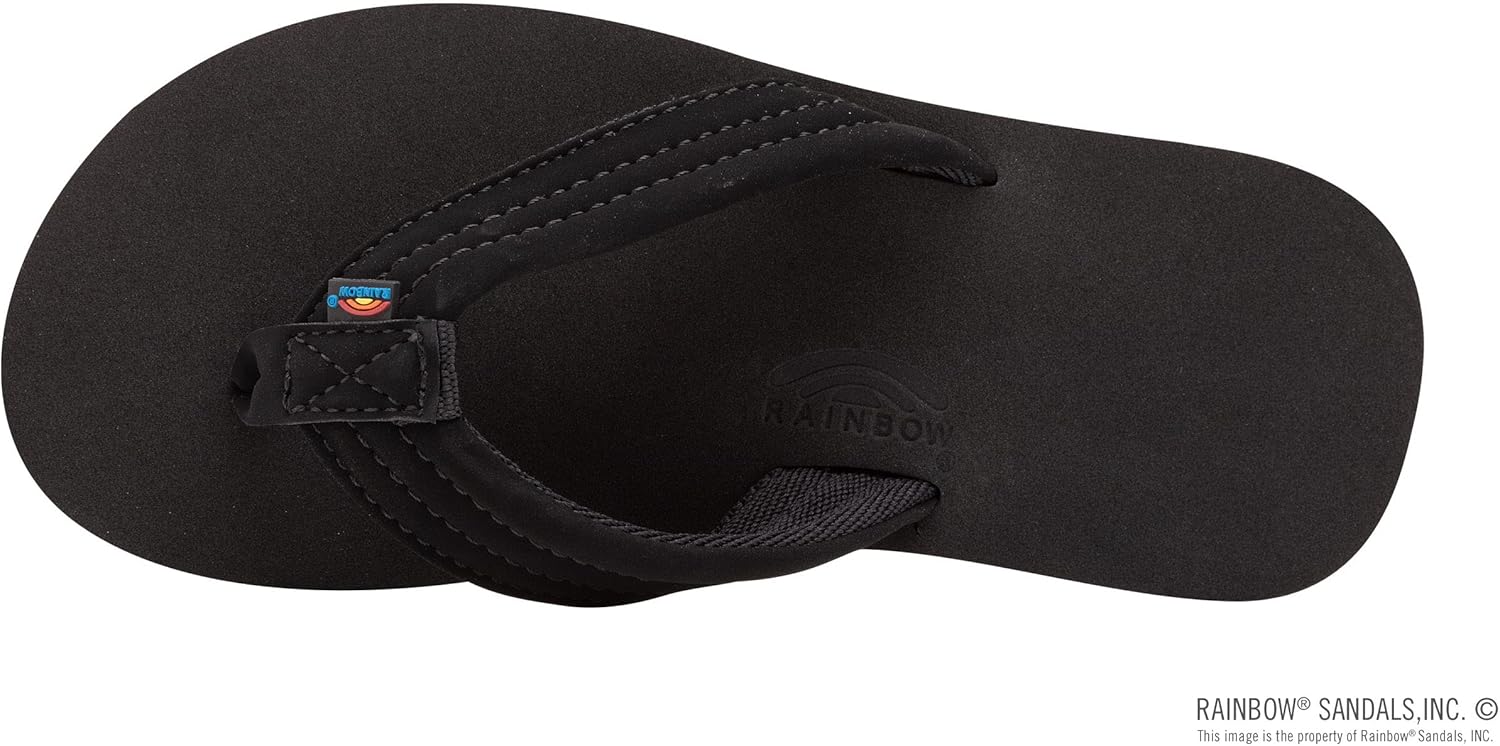 Детские сандалии Rainbow Sandals Grombow с мягкой резиновой подошвой, неопрена ремешком и задним ремешком, черный — фото 3