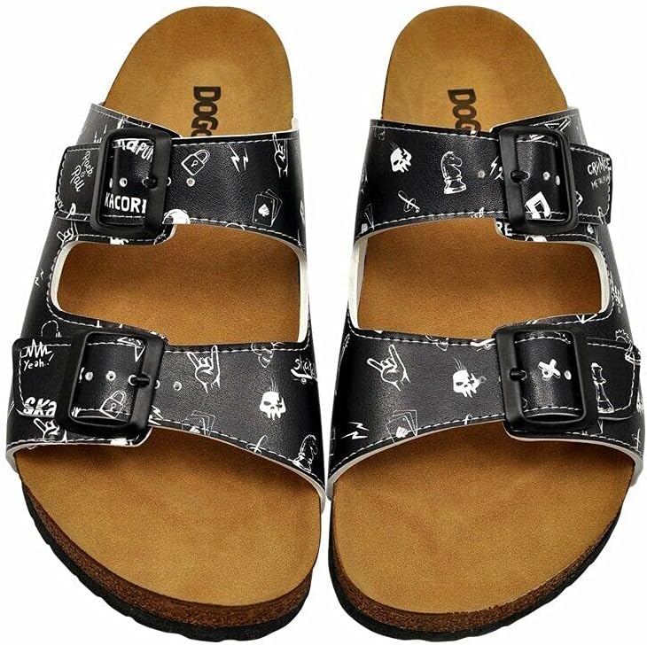 DOGO Personalize Your Life Simon - Printed Flat Slide Сандалии - Boys' Fashion - Chic, Elegant and Casual Style - Vegan, Environmentally Friendly and Handmade — фото 2