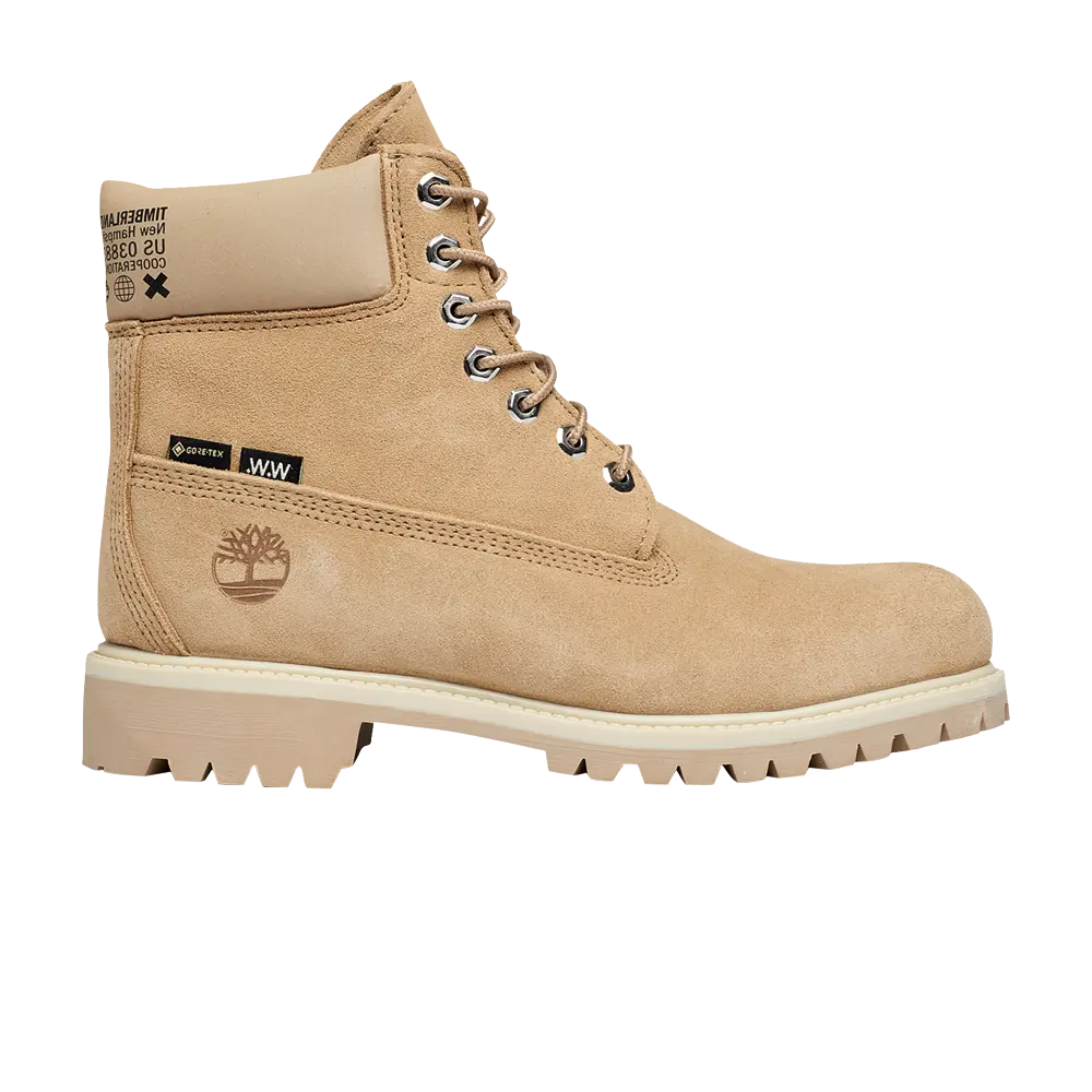 

Ботинки Wood Wood x 6 Inch Premium GTX Timberland, коричневый