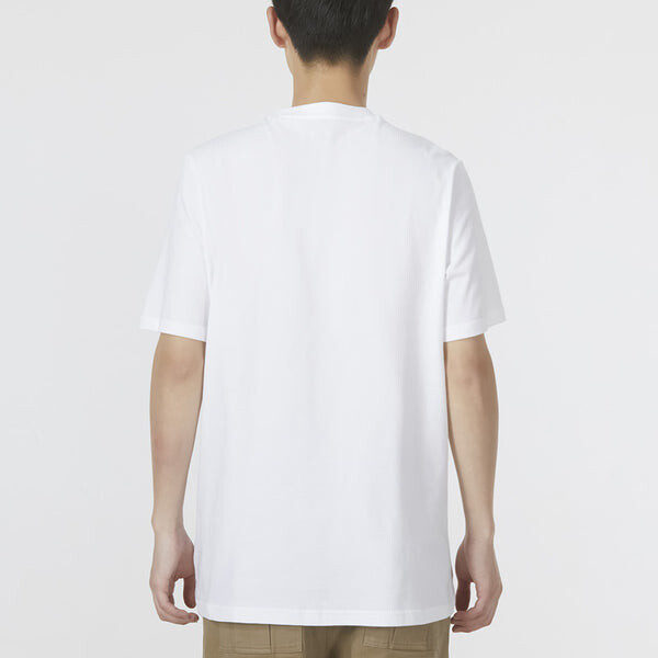 Футболка adidas Large Logo Printing Casual Round Neck Short Sleeve White, мультиколор — фото 4