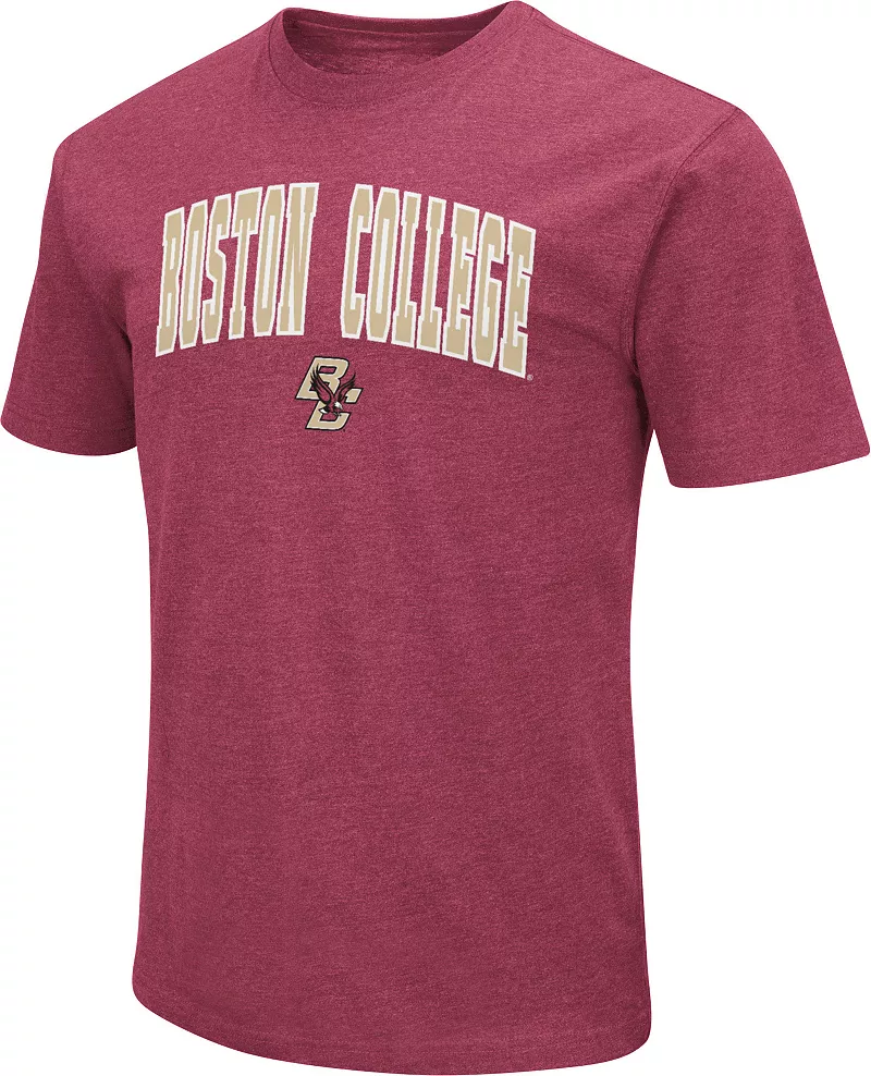 

Мужская гранатовая футболка Colosseum Boston College Eagles