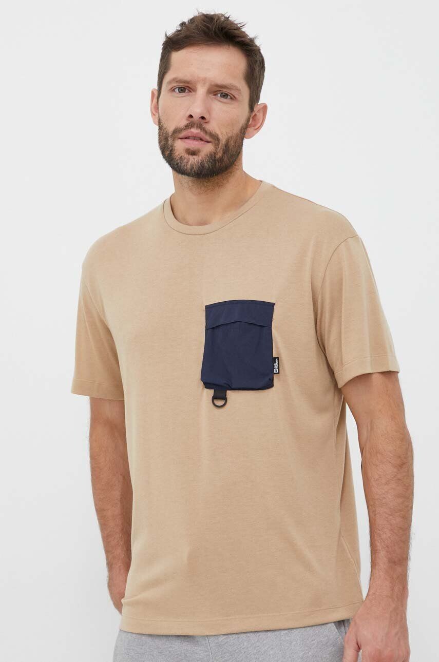 

Футболка Jack Wolfskin, бежевый