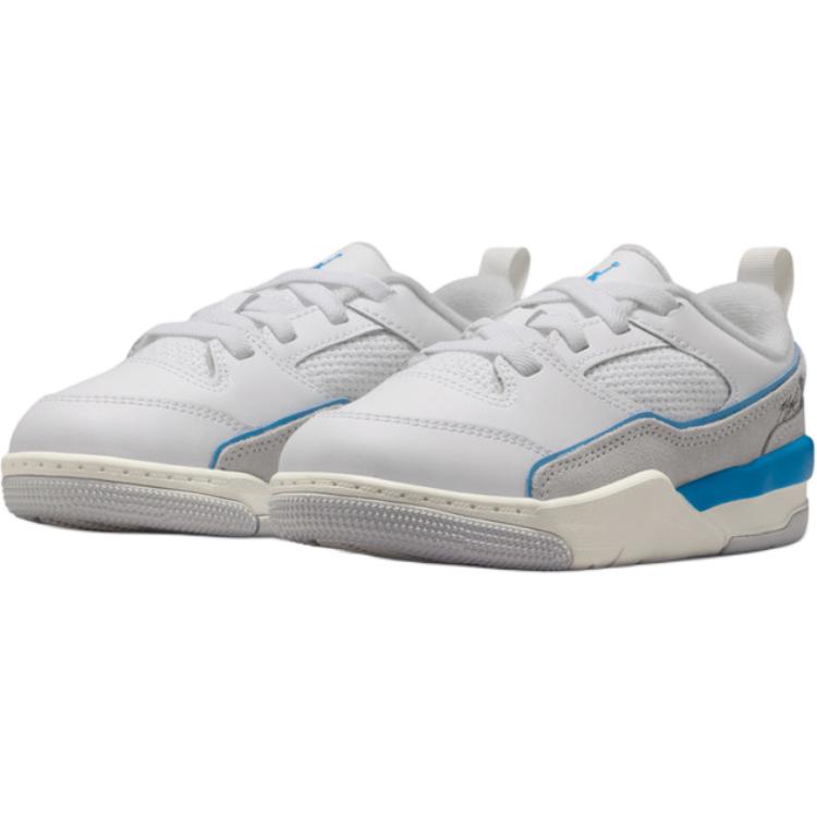 Jordan FLIGHT COURT низкие баскетбольные кроссовки White детские — фото 4