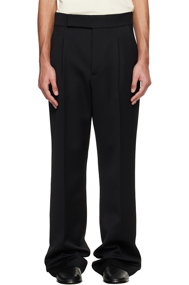 

Брюки из атласной шерсти в стиле 70-х Fear Of God, черный