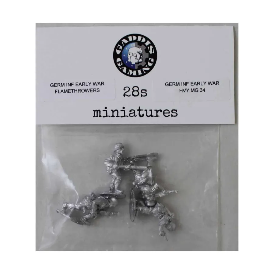 

GEW Heavy MG 34 с огнеметом, WWII Miniatures - Germany - Early War - Infantry (28mm)