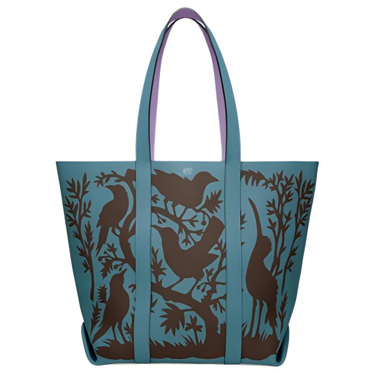 

Moynat Сумка через плечо Taurillon Gex Leather женская синяя/фиолетовая