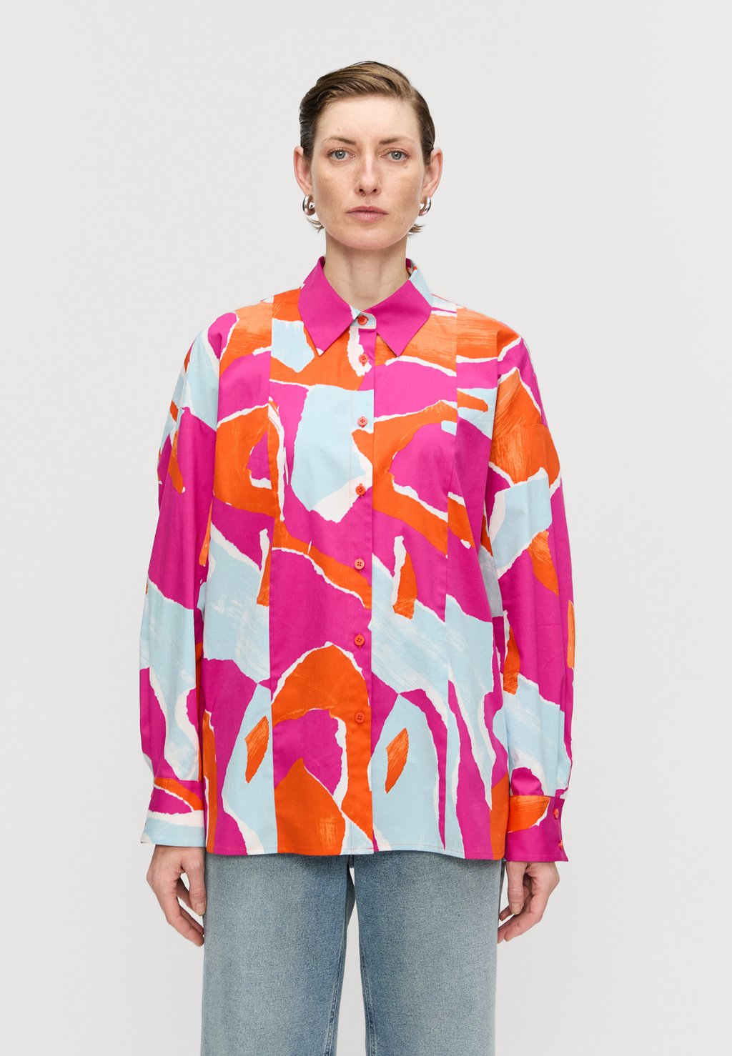 

Блузка на пуговицах LAURA Diane von Furstenberg, розовый