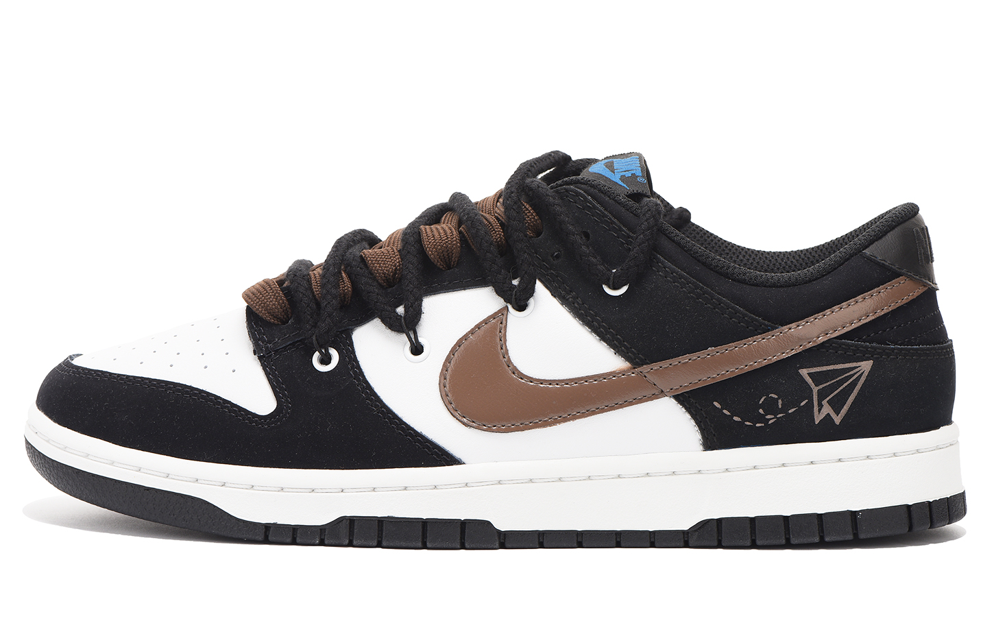 

Кроссовки Nike Dunk Skateboard Shoes Women's Low-Top Brown/black/treasure