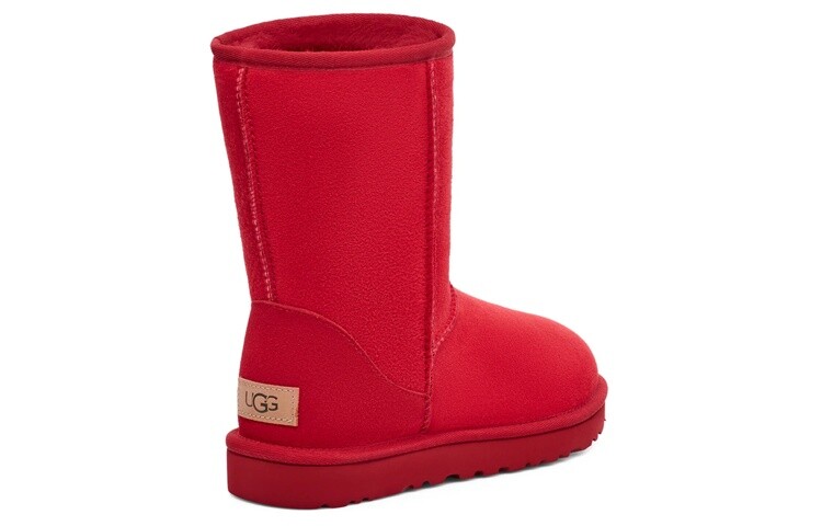 Ботинки Ugg  Women's Classic Short II, красный самбо — фото 4