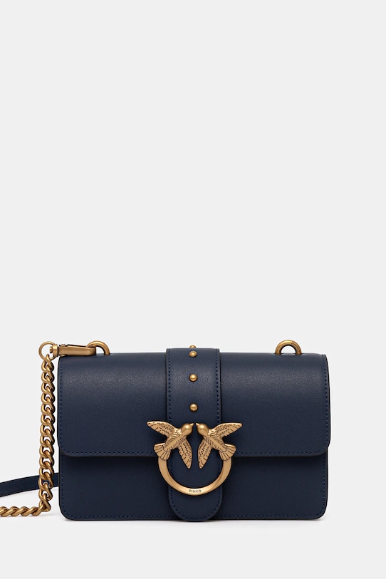 

Кожаная сумка Pinko, синий