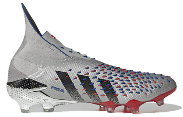Кроссовки хищник фрик Adidas, серебряный — фото 2