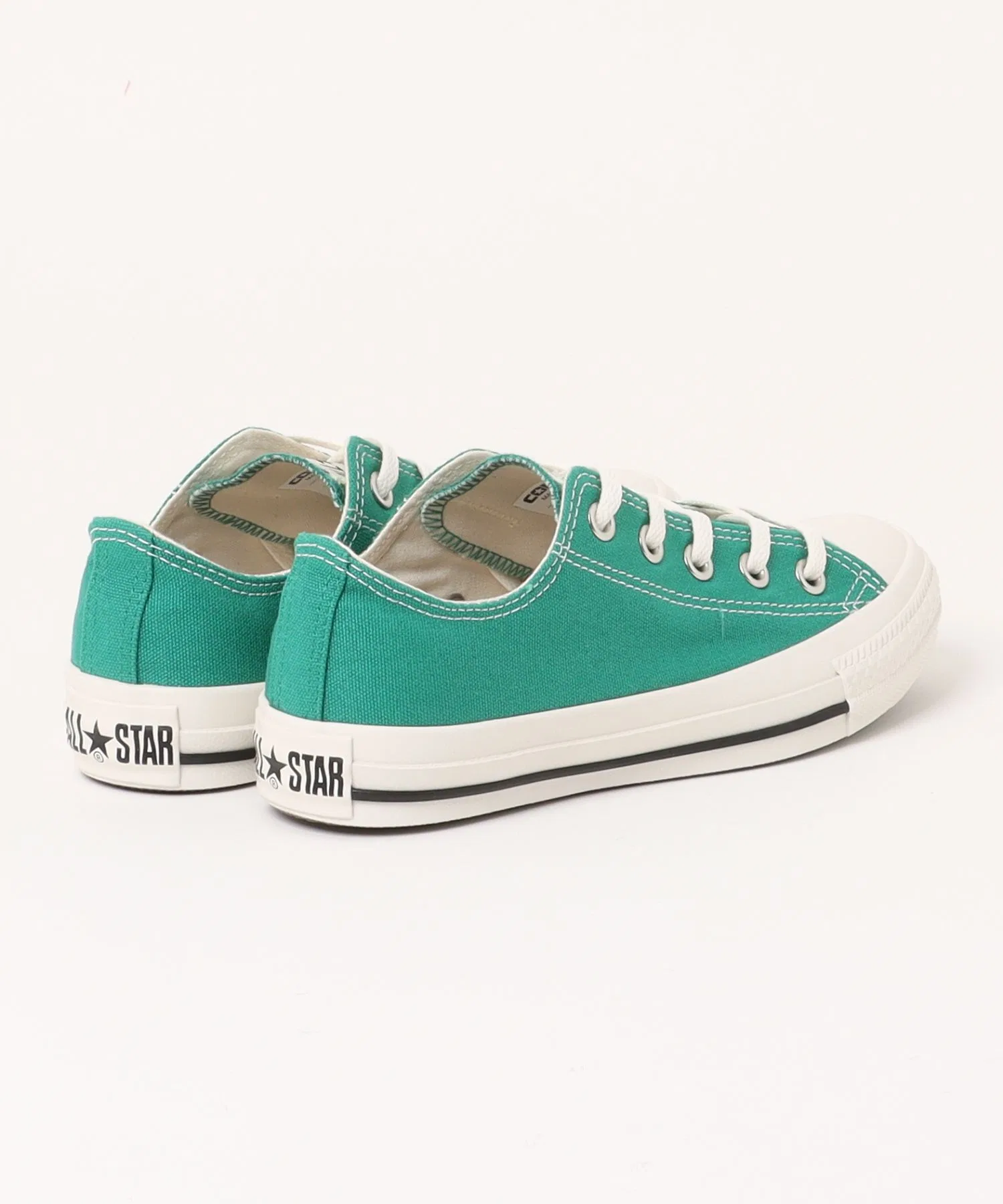Мужские кеды Converse All Star Wash Canvas OX изумрудного цвета — фото 2