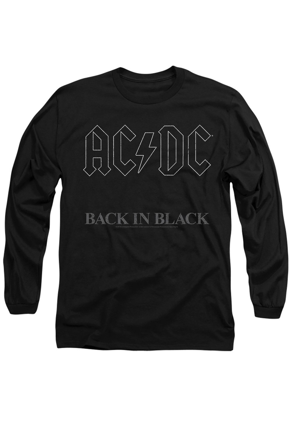 

Топ с длинными рукавами AC/DC BACK Cotton Soul, черный