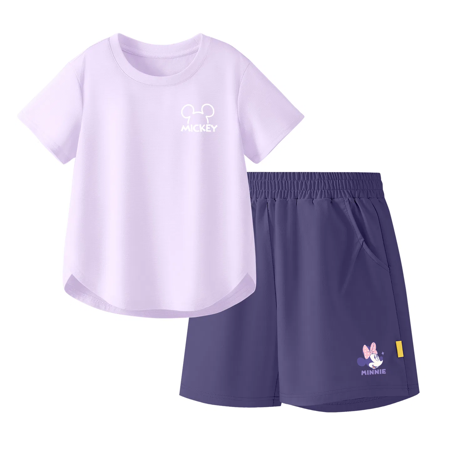Детский спортивный костюм Casual Sportswear 2 Piece Set Disney, Silicone Di Lift Eye K Begonia Pink+Di Lift Eye K_Bottom Right Milk Gluten Free Pink — фото 4