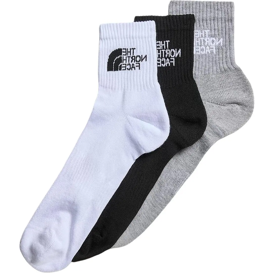 THE NORTH FACE Женские носки, цвет 3 double (white + gray + black)
