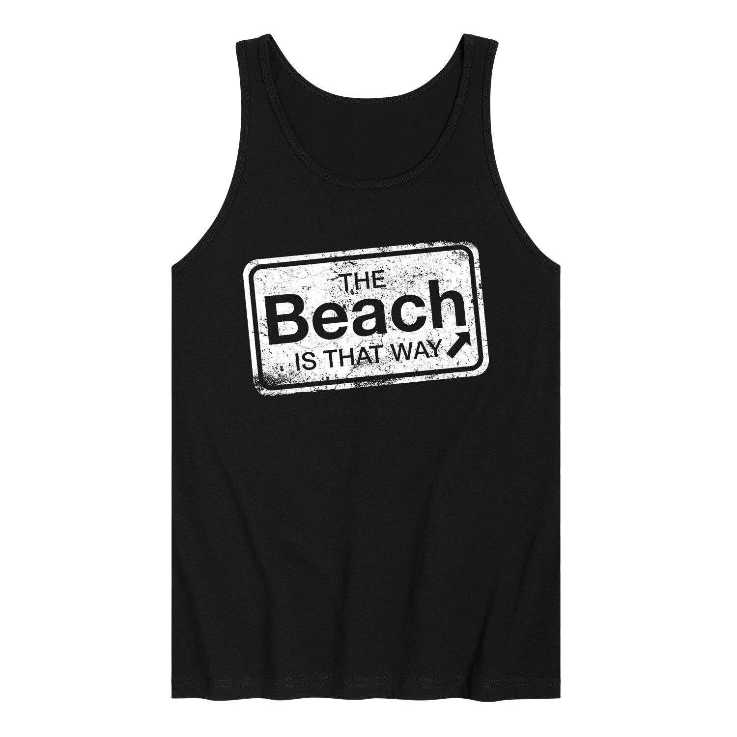

Мужская майка The Beach Is That Way Licensed Character