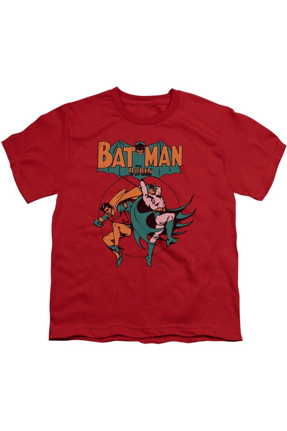 

Футболка с коротким рукавом DC Comics Starling Shock для детей Gildan, красный