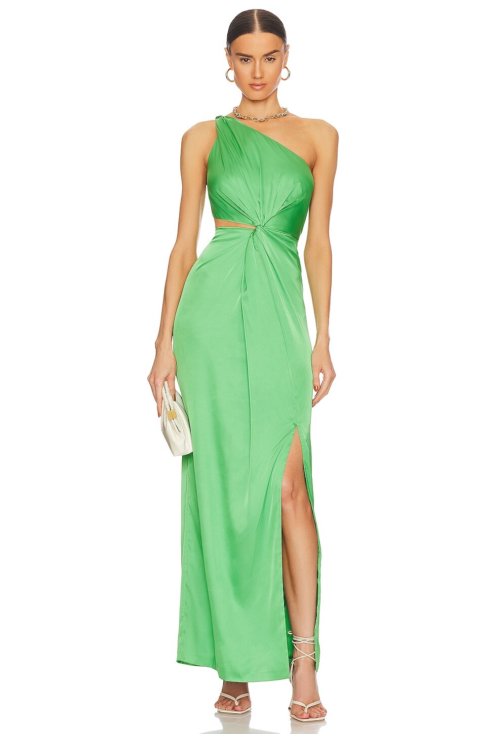 

Платье AMUR Deena One Shoulder Gown, цвет Green Daylily