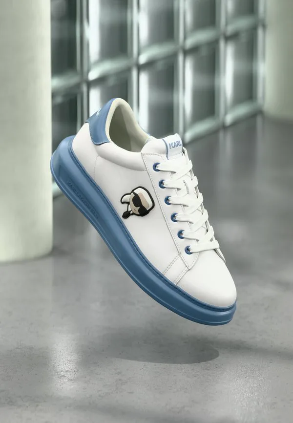 Мужские кроссовки kapri на шнуровке Karl Lagerfeld, White/Blue