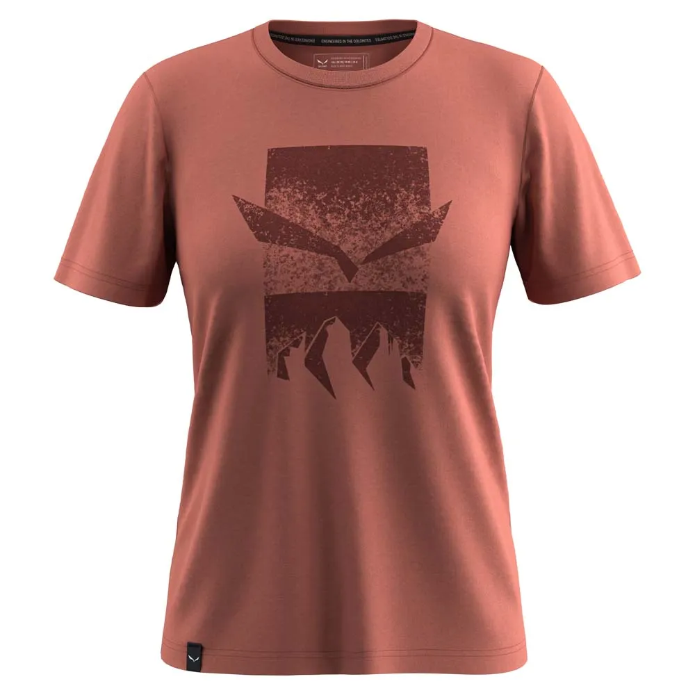 

Футболка с коротким рукавом Salewa Eagle 3Cime, красный