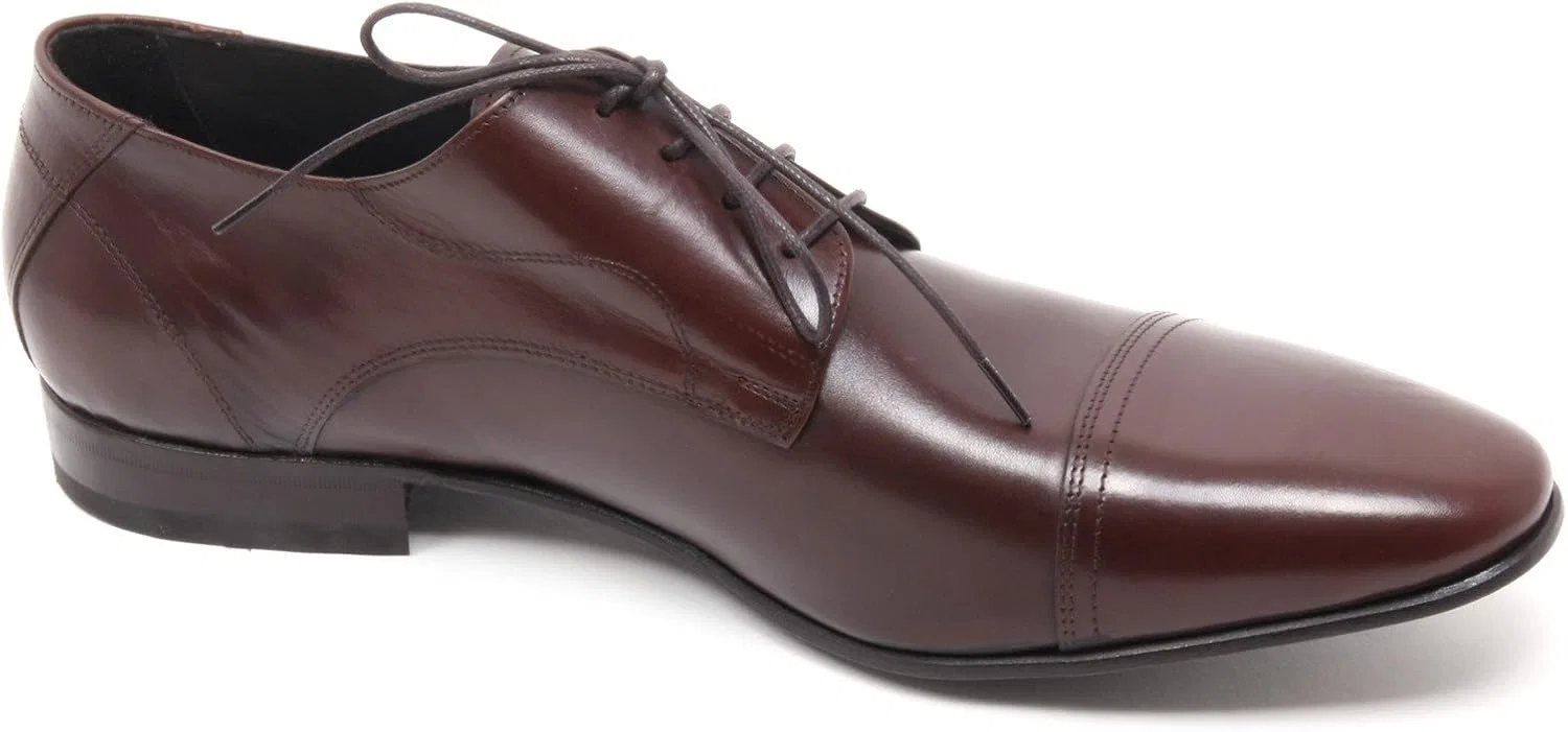 Мужские туфли Taurus B5751 Scarpa Classica Uomo SMOG Scarpe Marrone, Brown — фото 2