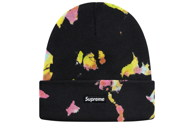 

Шапка Supreme Splatter Dyed, черный