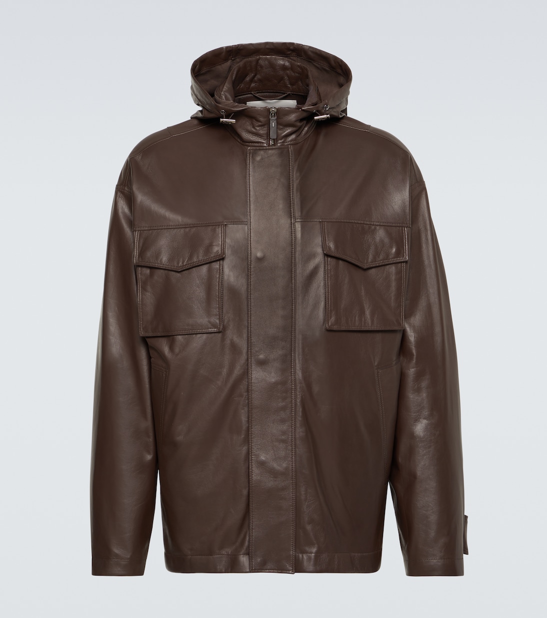 

Кожаная куртка Tod's, коричневый