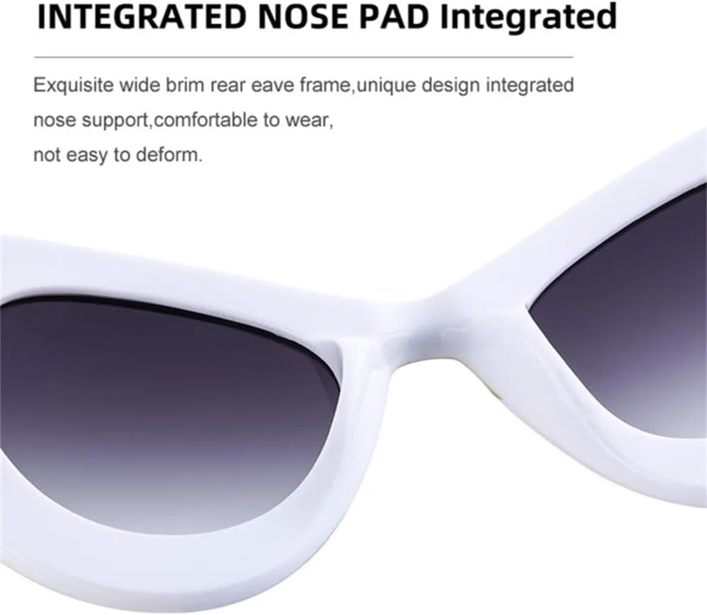 

Солнцезащитные очки в стиле панк «Кошачий глаз» для женщин, винтажные солнцезащитные очки в полоску, стимпанк, защита от ультрафиолета UV400 generic, C1 Black Gray