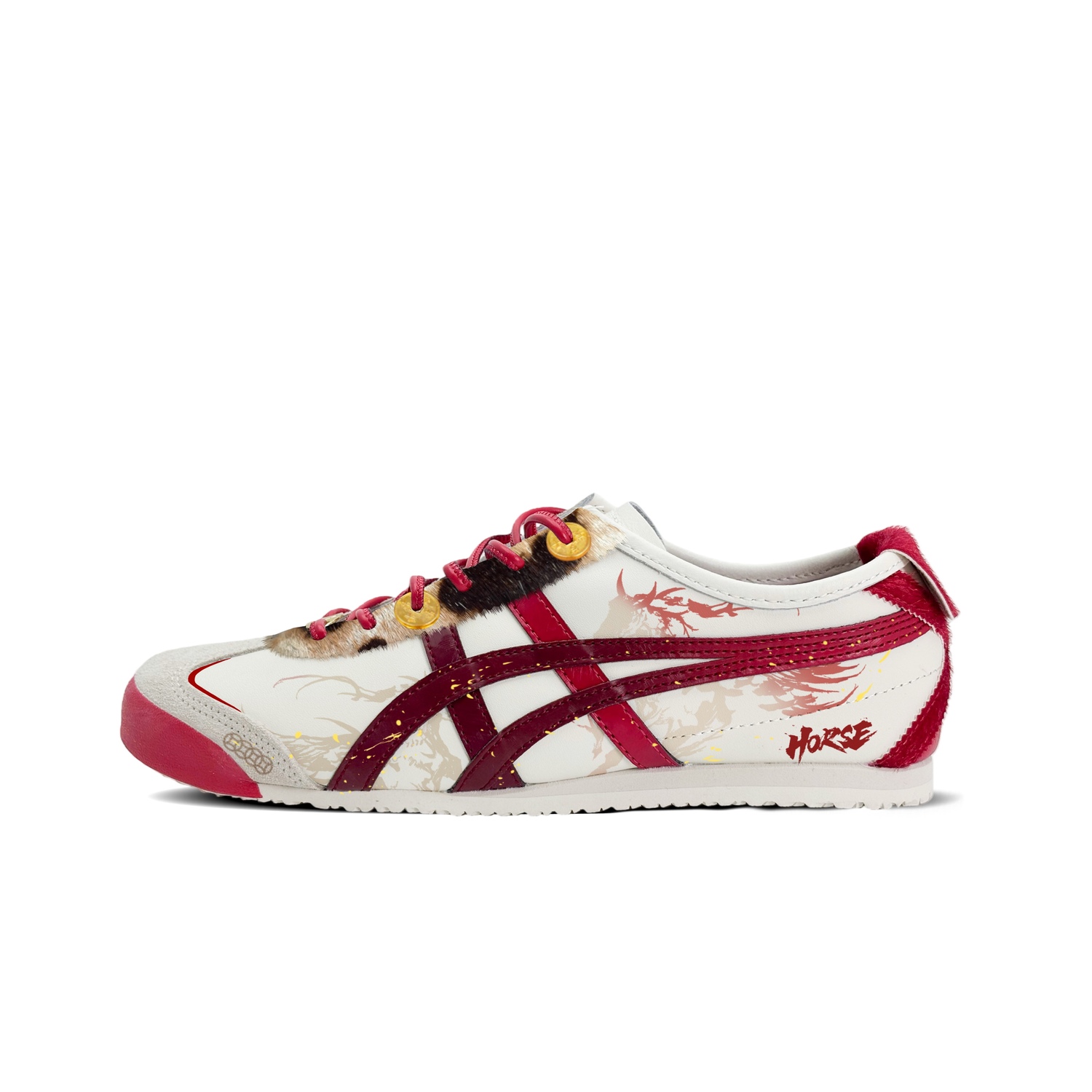 Onitsuka Tiger Кроссовки MEXICO 66 Support Low top Casual Shoes Unisex белые красные — фото 3