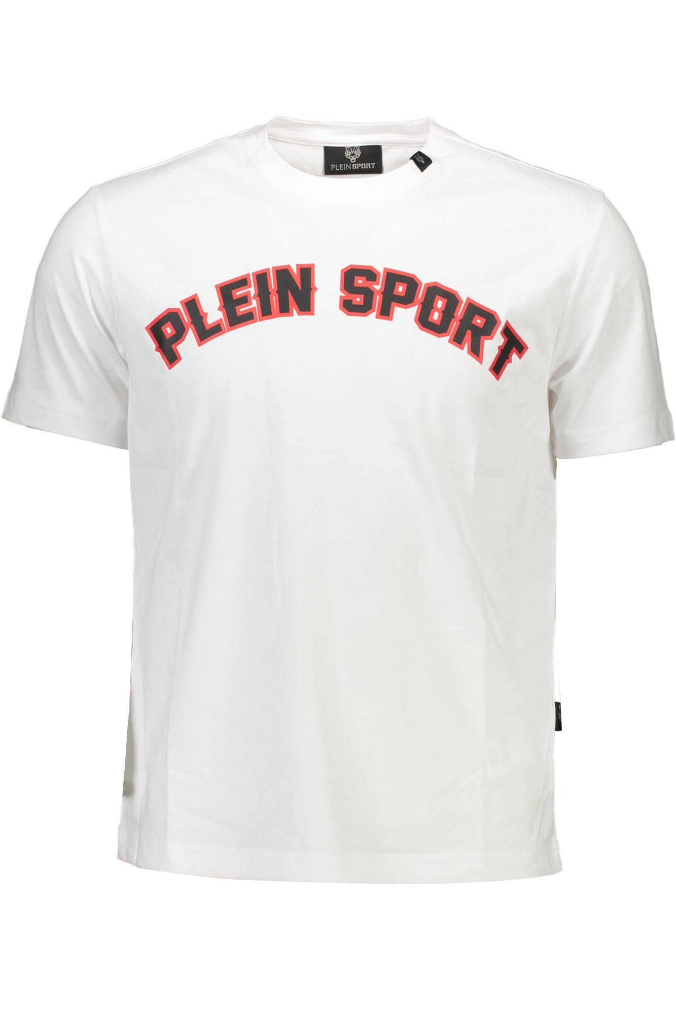

Белая хлопковая мужская футболка Plein Sport