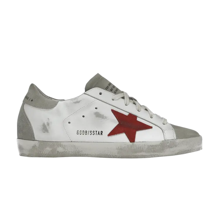 Кроссовки Golden Goose Wmns Superstar White Ice Red, белый