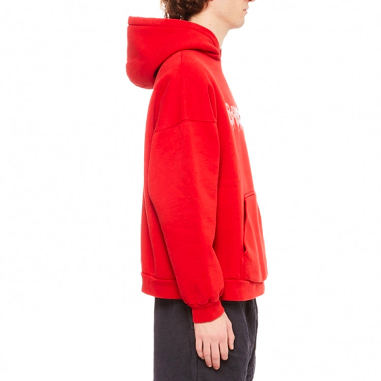 Худи Balenciaga SS22 Logo Hoodie 'Red', красный — фото 4