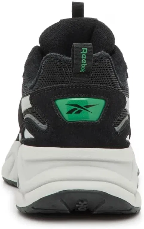 Мужские спортивные беговые кроссовки Reebok Charge Run, Black, Medium Grey, Light Green — фото 4