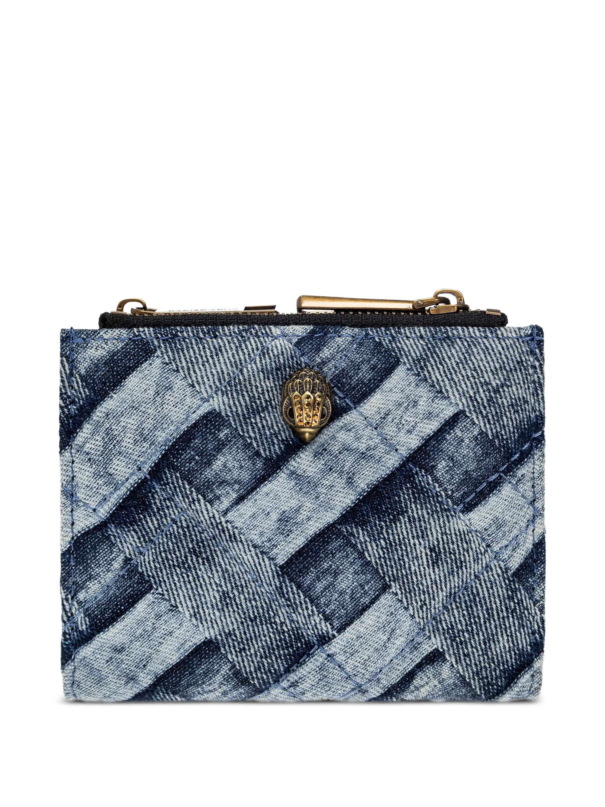 

Джинсовый мини-кошелек в технике пэчворк Kurt Geiger London, синий