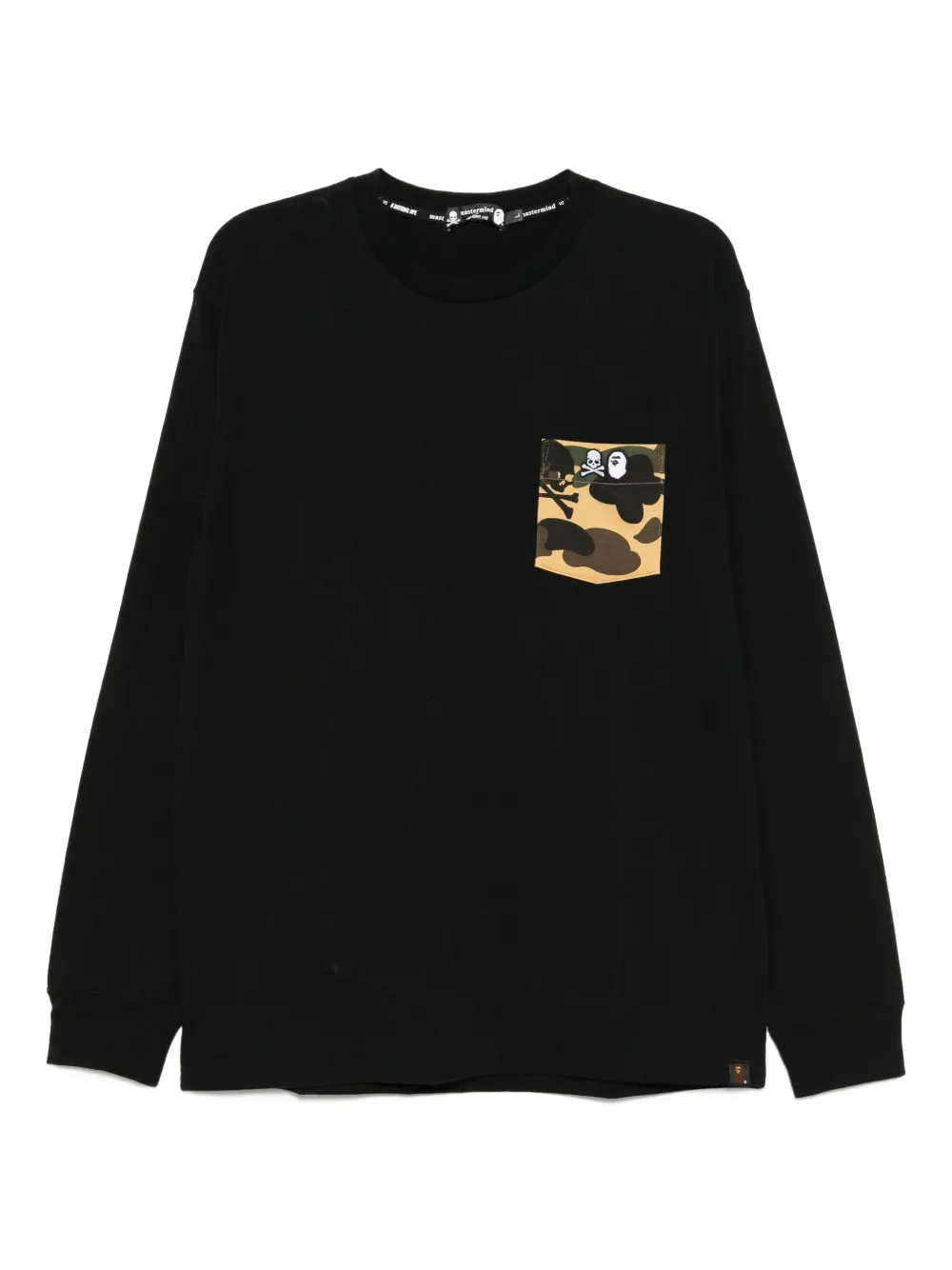 

Футболка с карманом из коллаборации с Bape Mastermind Japan, черный