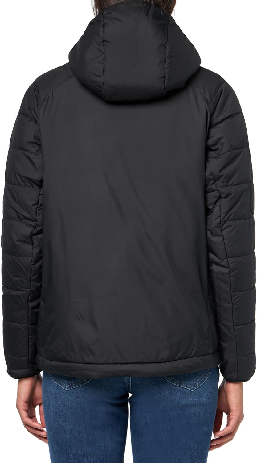 Женская утепленная куртка Adidas Terrex Multi Synthetic с капюшоном, черный — фото 2