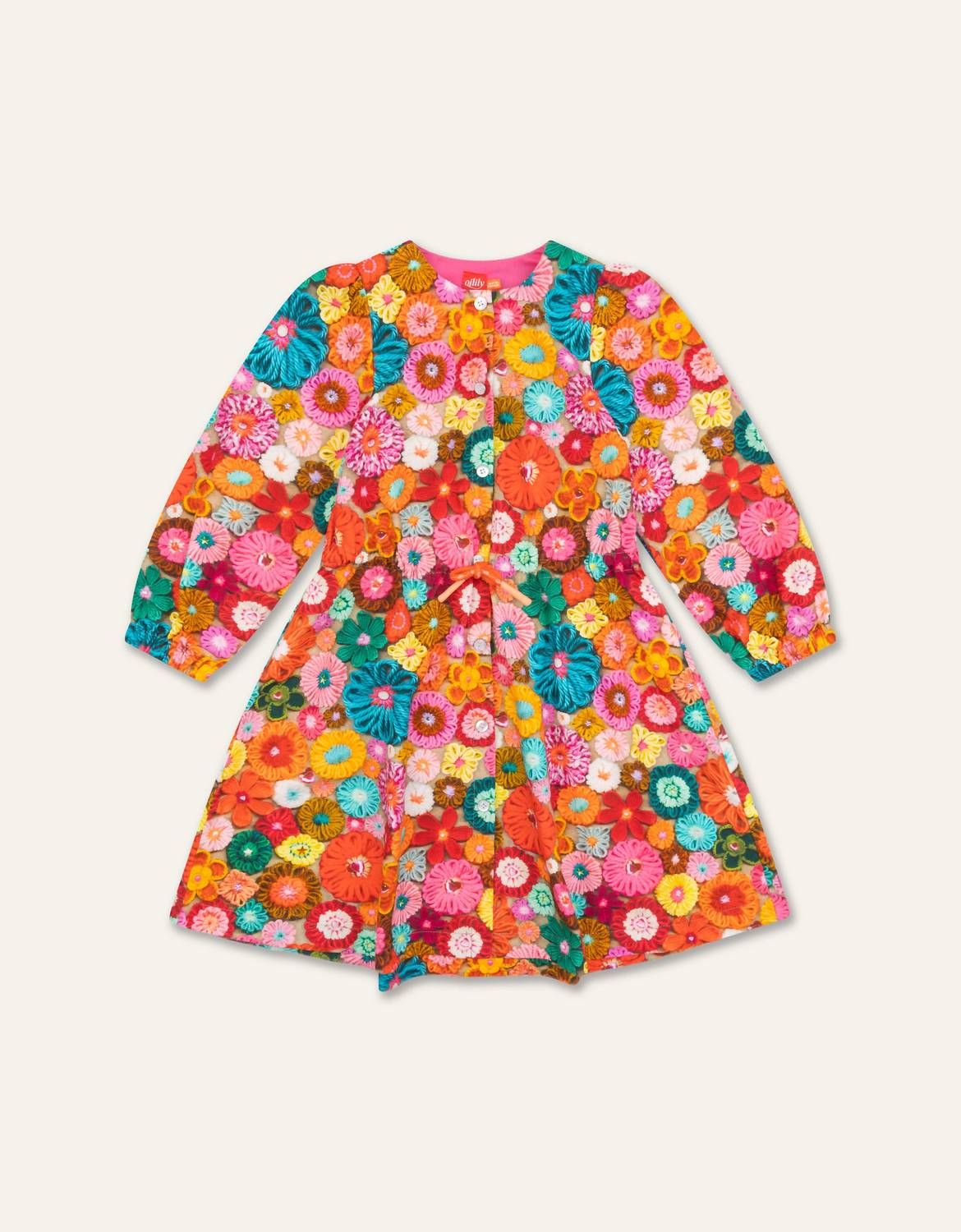 

Детское платье Dansje Mini в оранжевом цвете Oilily