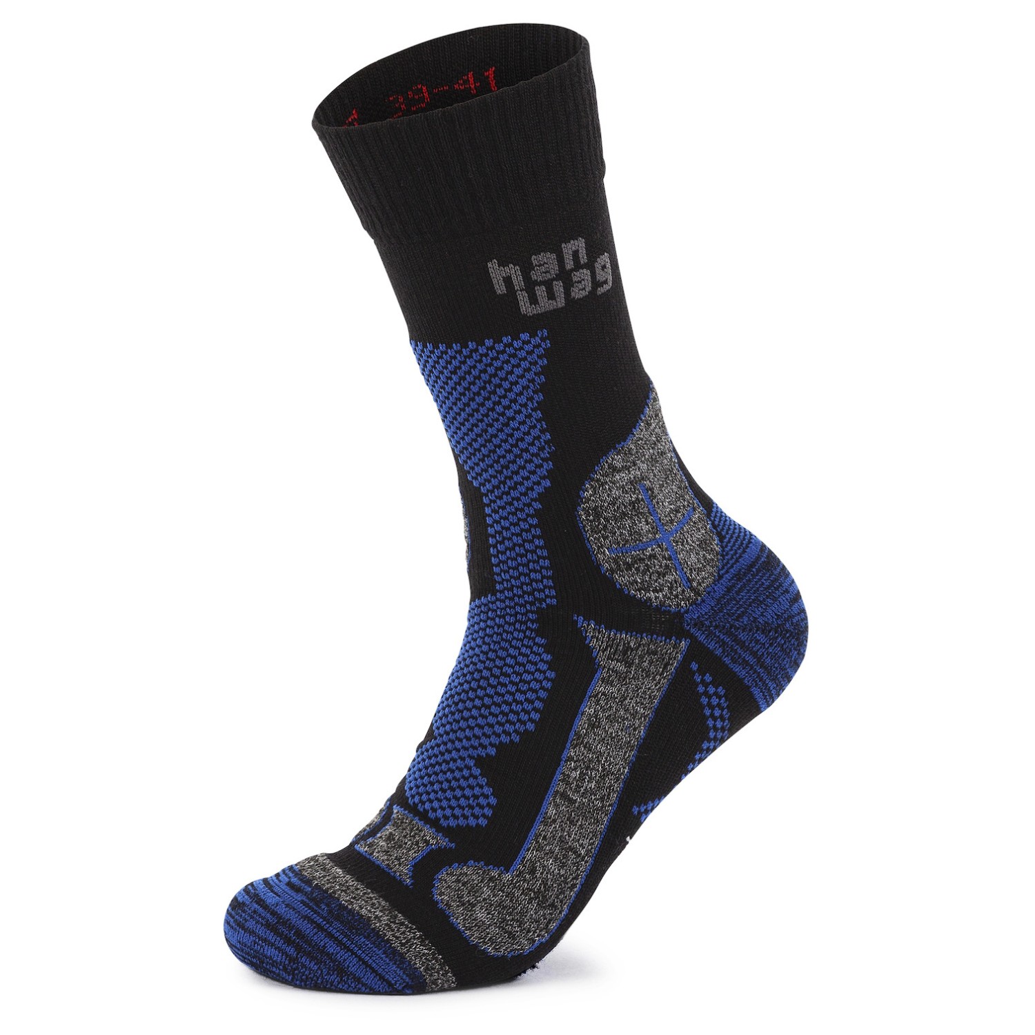 

Походные носки Hanwag Hanwag Trek Merino Socke, цвет Black/Royal Blue