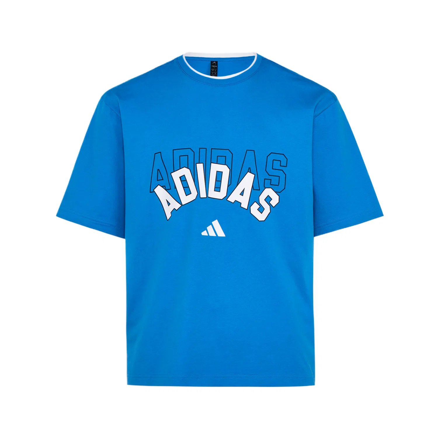 Футболка унисекс Superior Ultramarine Blue с круглым вырезом Adidas
