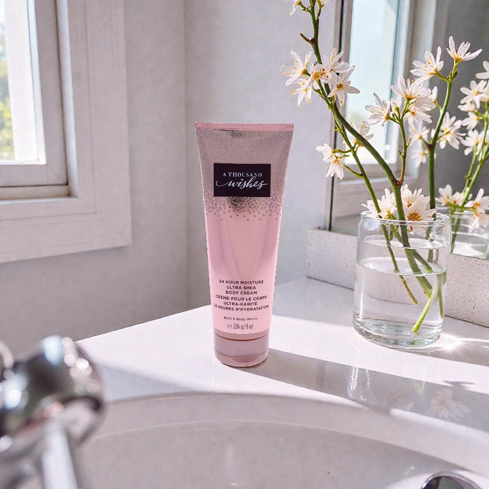 Крем для тела A Thousand Wishes Ultra Shea от Bath and Body Works для женщин - 227 г (8 унций), прозрачный — фото 2