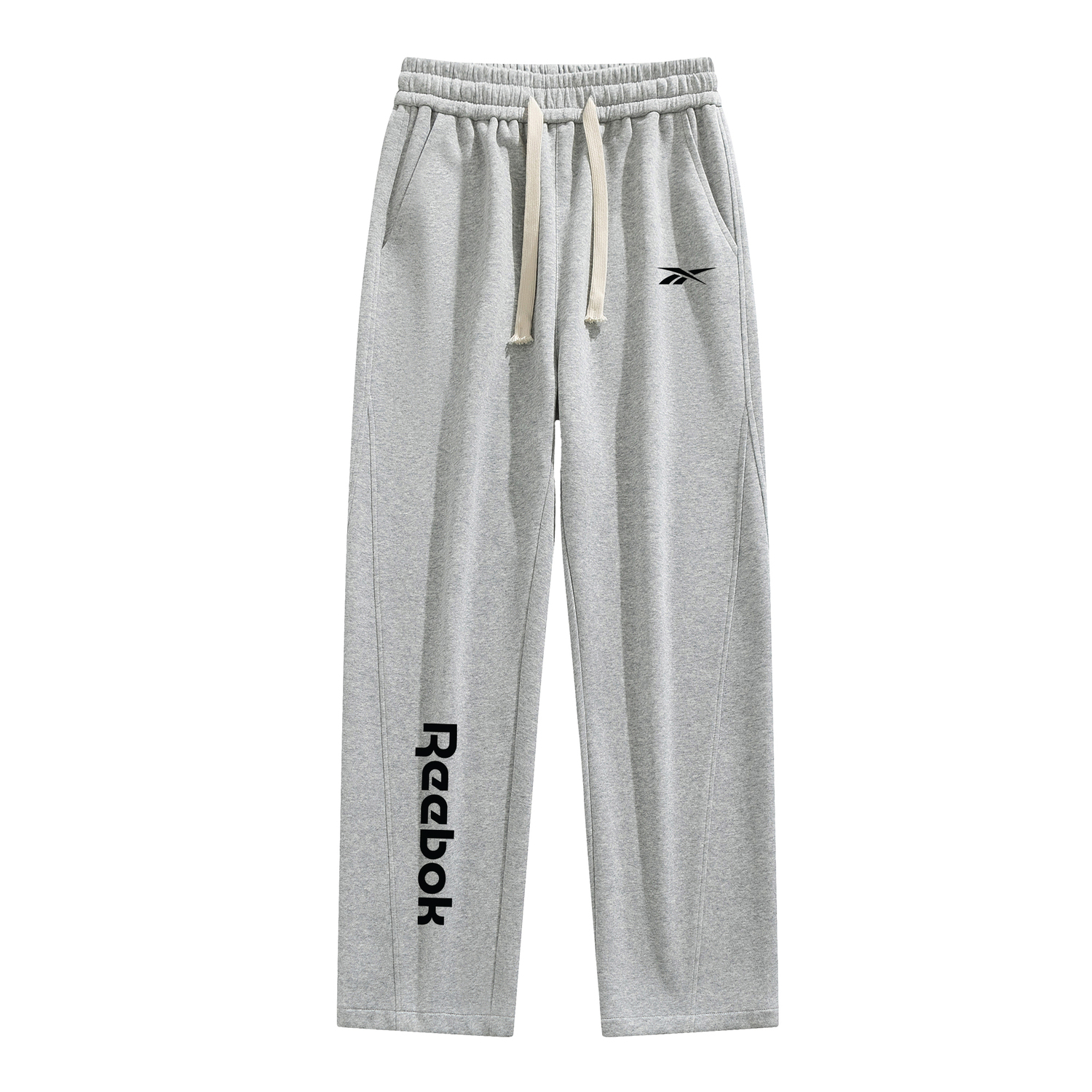 

Повседневные брюки Unisex Moderate Wide Leg Reebok, светло-серый