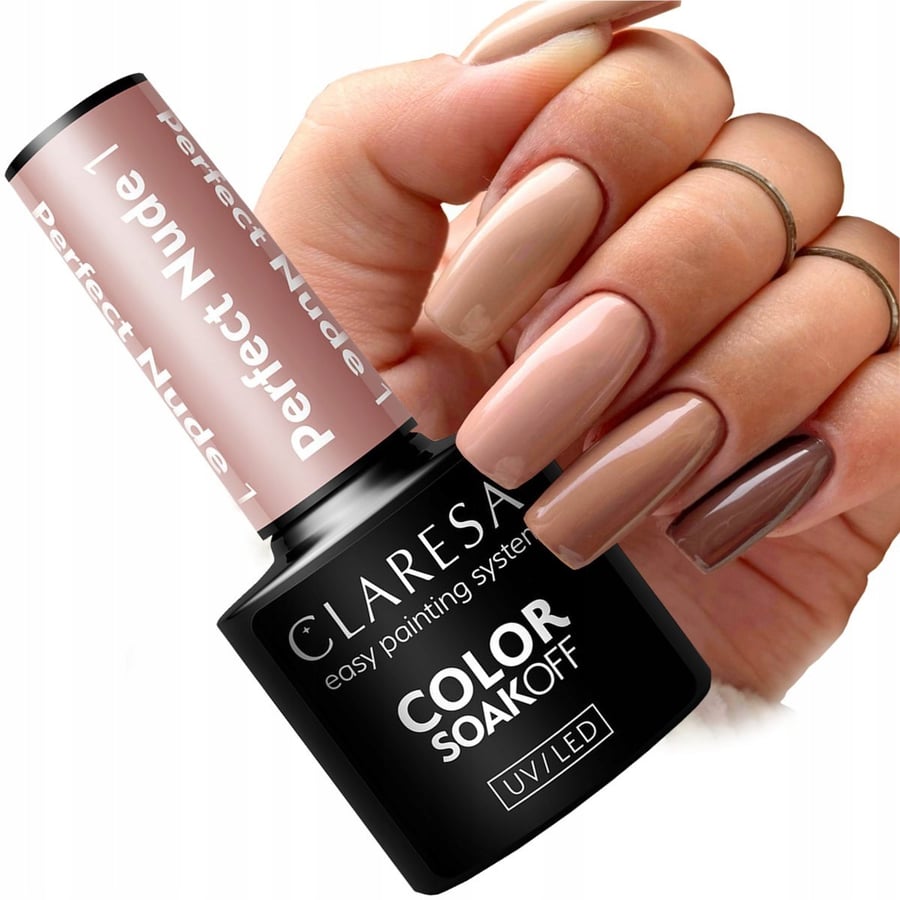 

Claresa Perfect Nude 1 Hybrid Nail Polish Hybrid Beige 5 мл Puderek