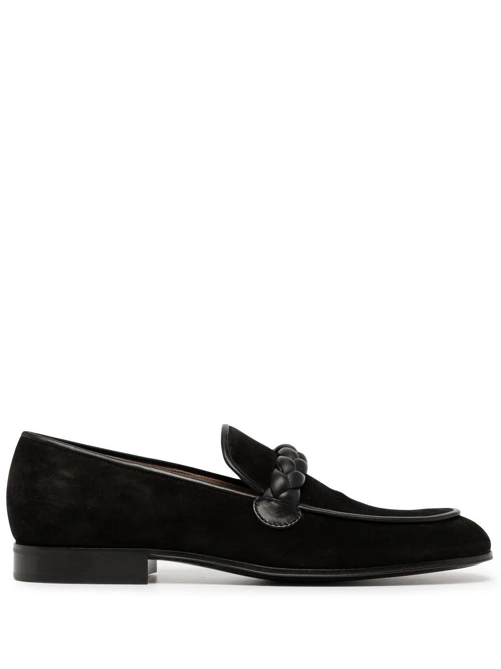 

Лоферы Massimo с плетением Gianvito Rossi, черный