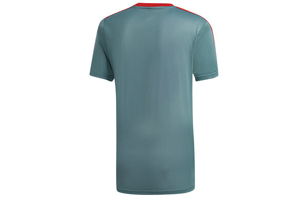 Футболка adidas Fcb Tr Jsy Casual Sports Bayern Munich Soccer/Football Training Short Sleeve Malachite Green, зеленый — фото 2