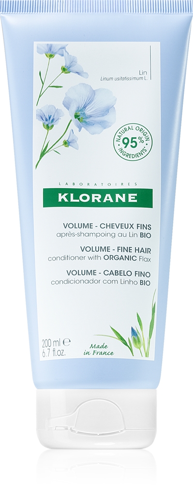 

Кондиционер с льняным волокном для тонких волос, лишенных объема Klorane, 200 мл