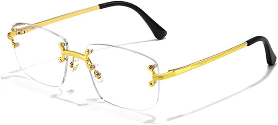 

Мужские солнцезащитные очки в безободковой металлической оправе с градиентным покрытием, в стиле панк, женские очки, маленькие прямоугольные солнцезащитные очки для вождения с защитой от УФ-излучения UV400 WNCKSQ, C07