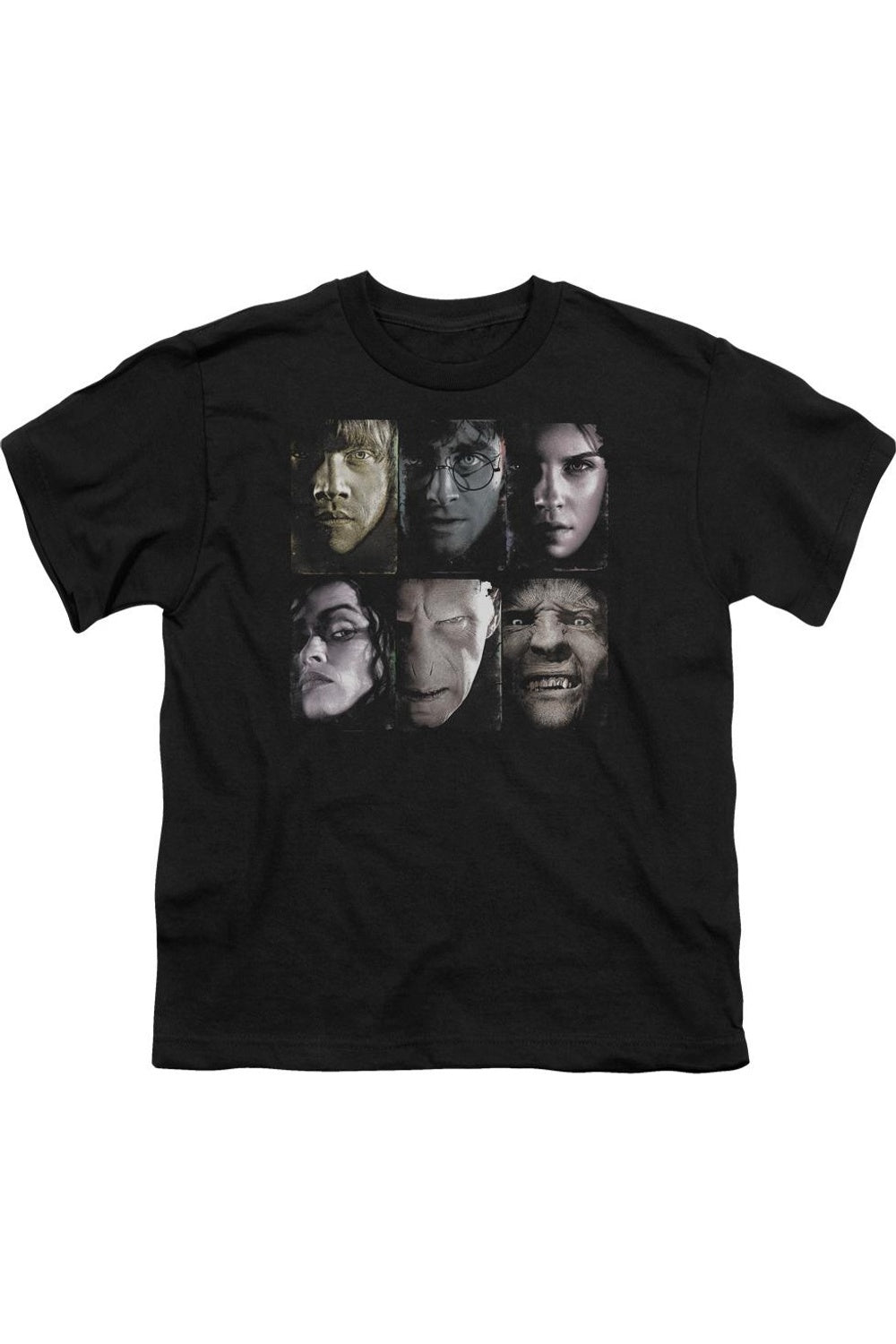 

Футболка с горизонтальными принтами Harry Potter для детей Gildan, черный